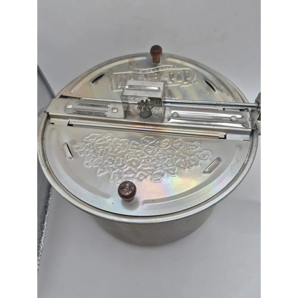 Whirley Pop Wabash Valley Farms 6 Qt Stovetop Popcorn Popper - retro